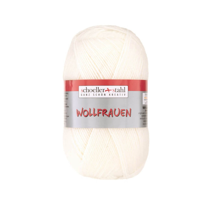 Schoeller + Stahl Wollfrauen-Rheuma 50g, Farbe 1 Weiss – Merino und Schurwolle bei Lieblingsgarn