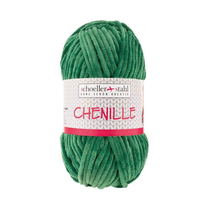 Schoeller + Stahl Chenille, Farbe 12 Gruen – Polyester bei Lieblingsgarn