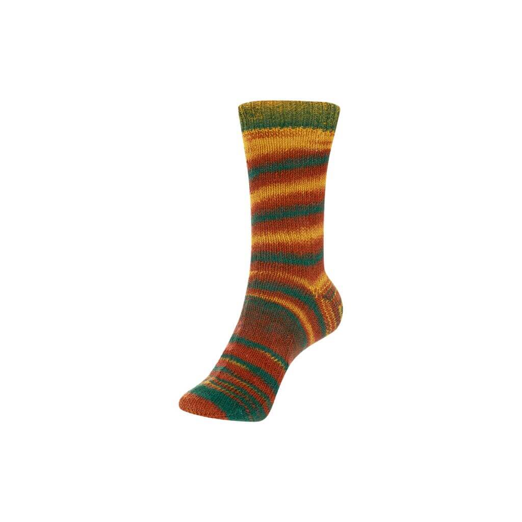 Schoeller + Stahl Fortissima Funky Double Socks, Farbe 04 Zimt Curry – Schurwolle und Synthetik bei Lieblingsgarn