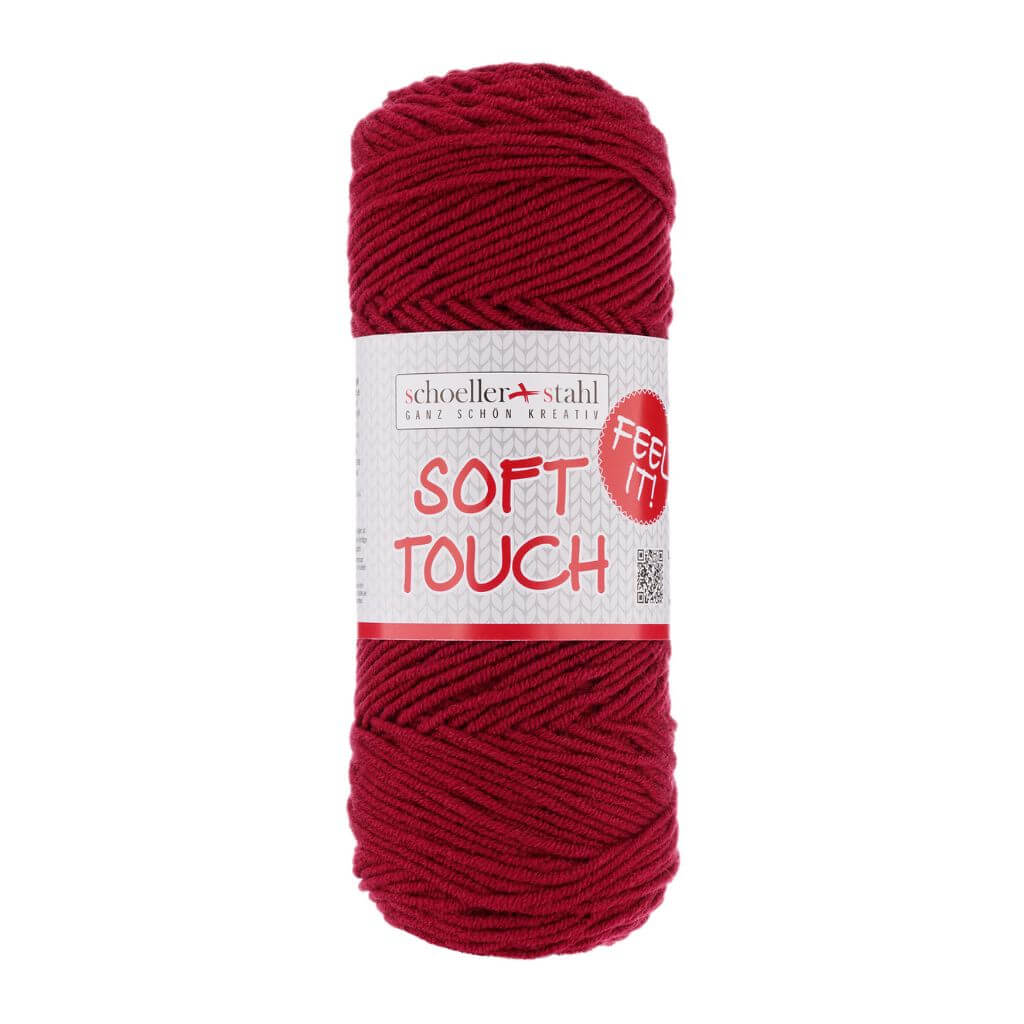 Schoeller + Stahl Schoeller+Stahl Soft Touch 50g, Farbe 19 Weinrot – Schurwolle und Synthetik bei Lieblingsgarn