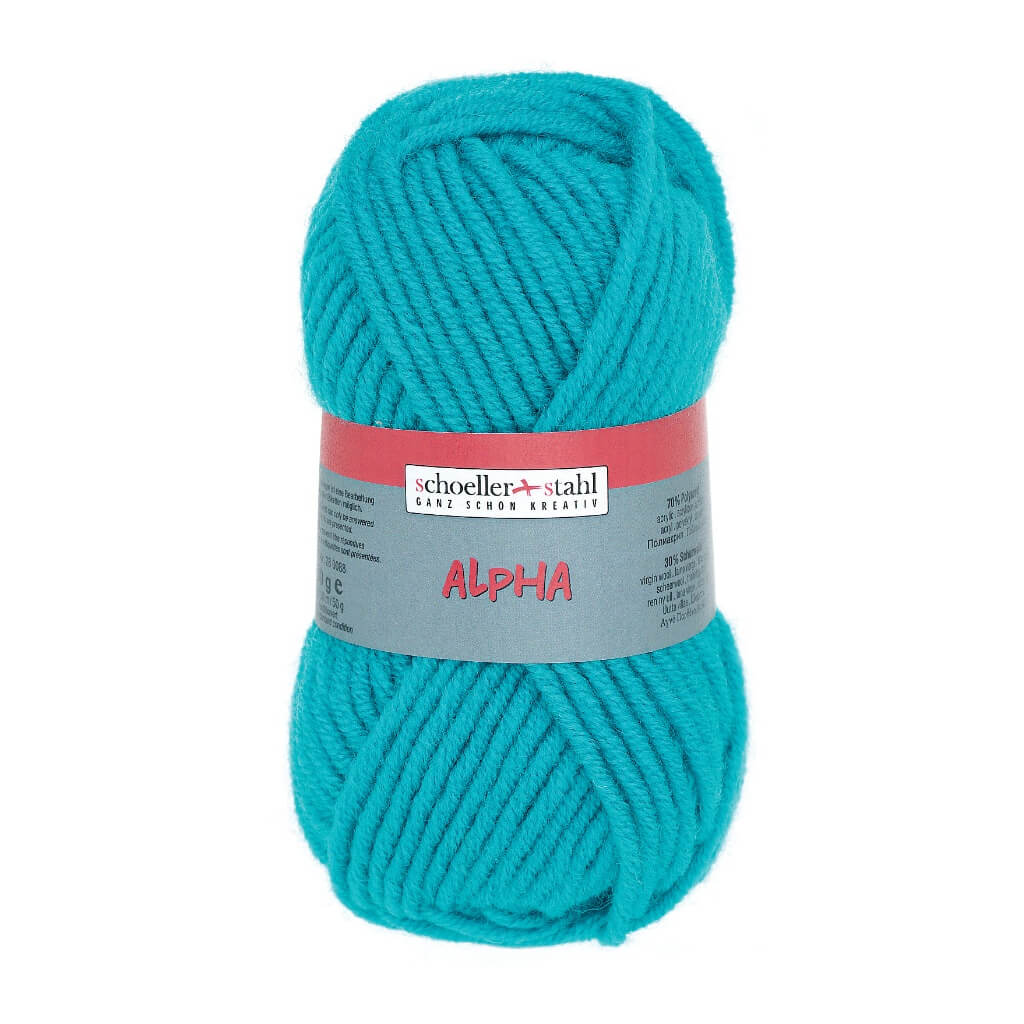 Schoeller + Stahl Schoeller+Stahl Alpha 50g, Farbe 41 Aqua – Schurwolle und Synthetik bei Lieblingsgarn