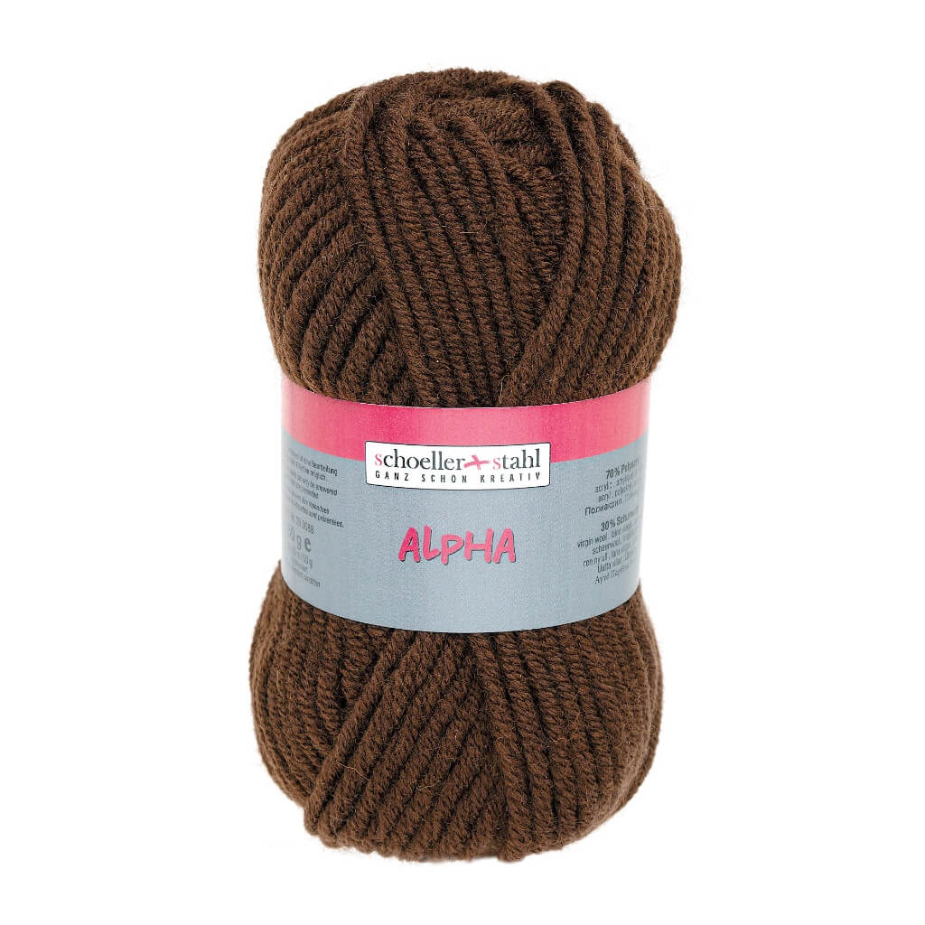 Schoeller + Stahl Schoeller+Stahl Alpha 50g, Farbe 16 Kaffee – Schurwolle und Synthetik bei Lieblingsgarn