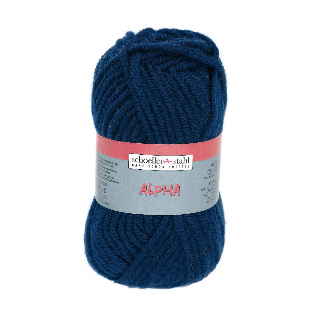 Schoeller + Stahl Schoeller+Stahl Alpha 50g, Farbe 4 Marine – Schurwolle und Synthetik bei Lieblingsgarn