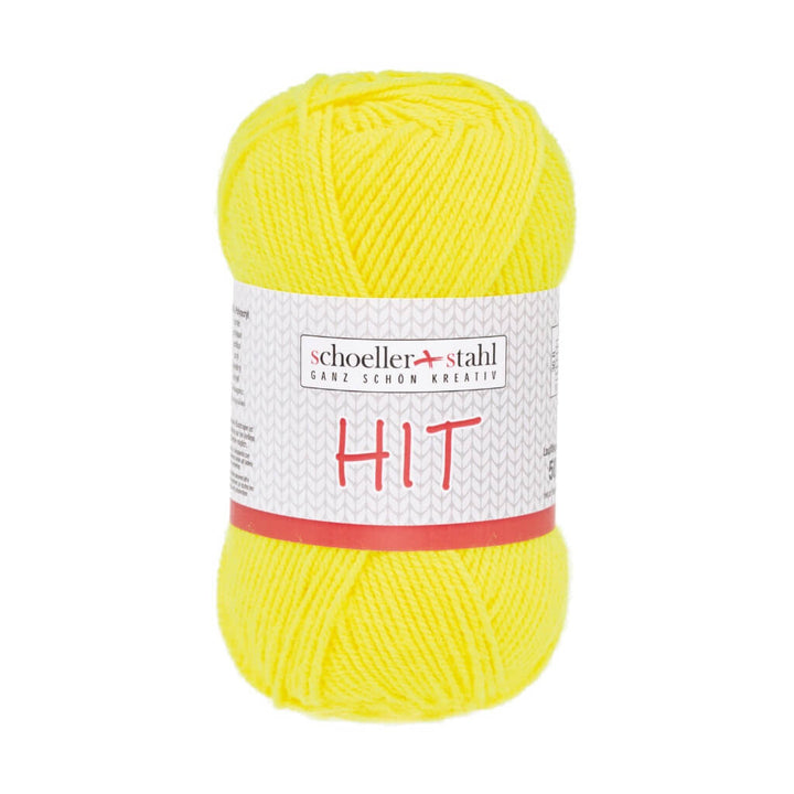 Schoeller + Stahl Schoeller+Stahl Hit, Farbe 34 Neon Gelb – Polyacryl bei Lieblingsgarn