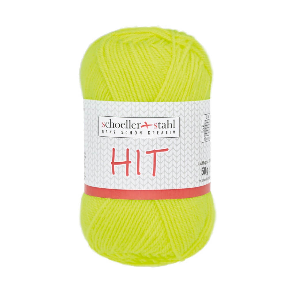 Schoeller + Stahl Schoeller+Stahl Hit, Farbe 33 Neon Grün – Polyacryl bei Lieblingsgarn