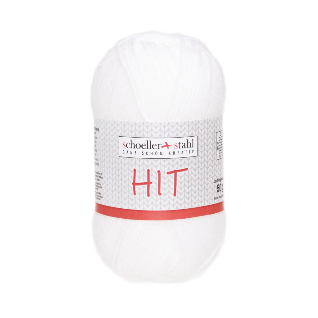 Schoeller + Stahl Schoeller+Stahl Hit, Farbe 1 Weiss – Polyacryl bei Lieblingsgarn