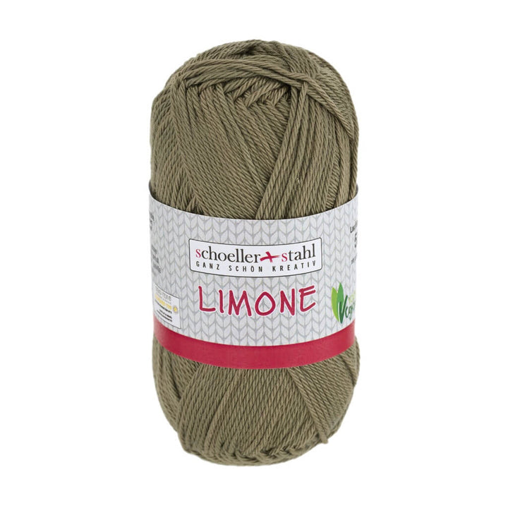 Schoeller + Stahl 185 - Khaki Schoeller + Stahl Limone 50g - Baumwollgarn Lieblingsgarn