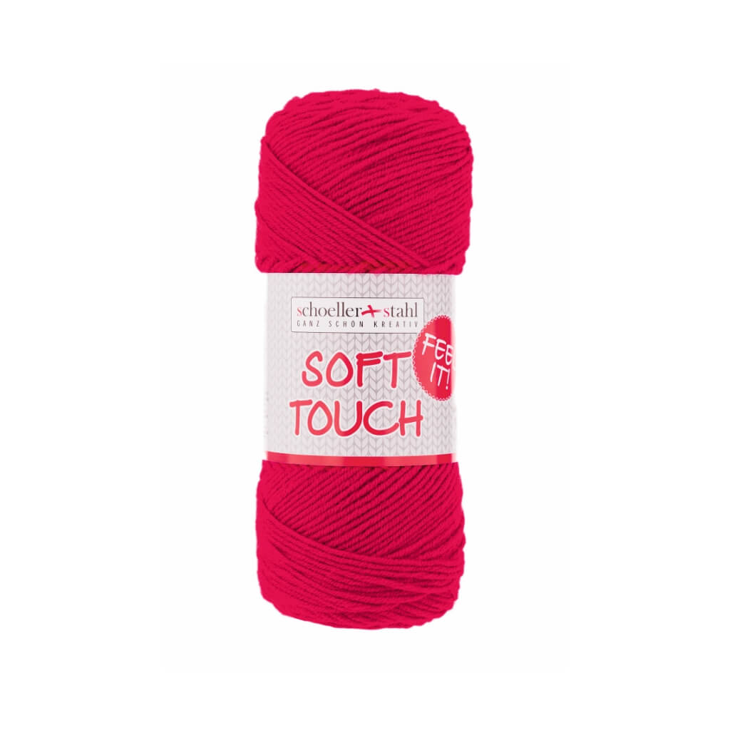Schoeller + Stahl Schoeller+Stahl Soft Touch 50g, Farbe 3 Kirsche – Schurwolle und Synthetik bei Lieblingsgarn