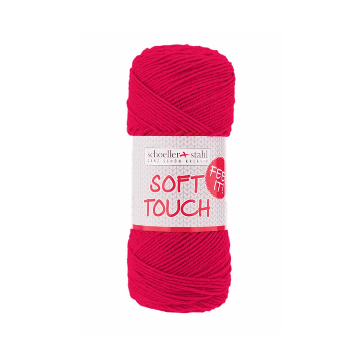 Schoeller + Stahl Schoeller+Stahl Soft Touch 50g, Farbe 3 Kirsche – Schurwolle und Synthetik bei Lieblingsgarn