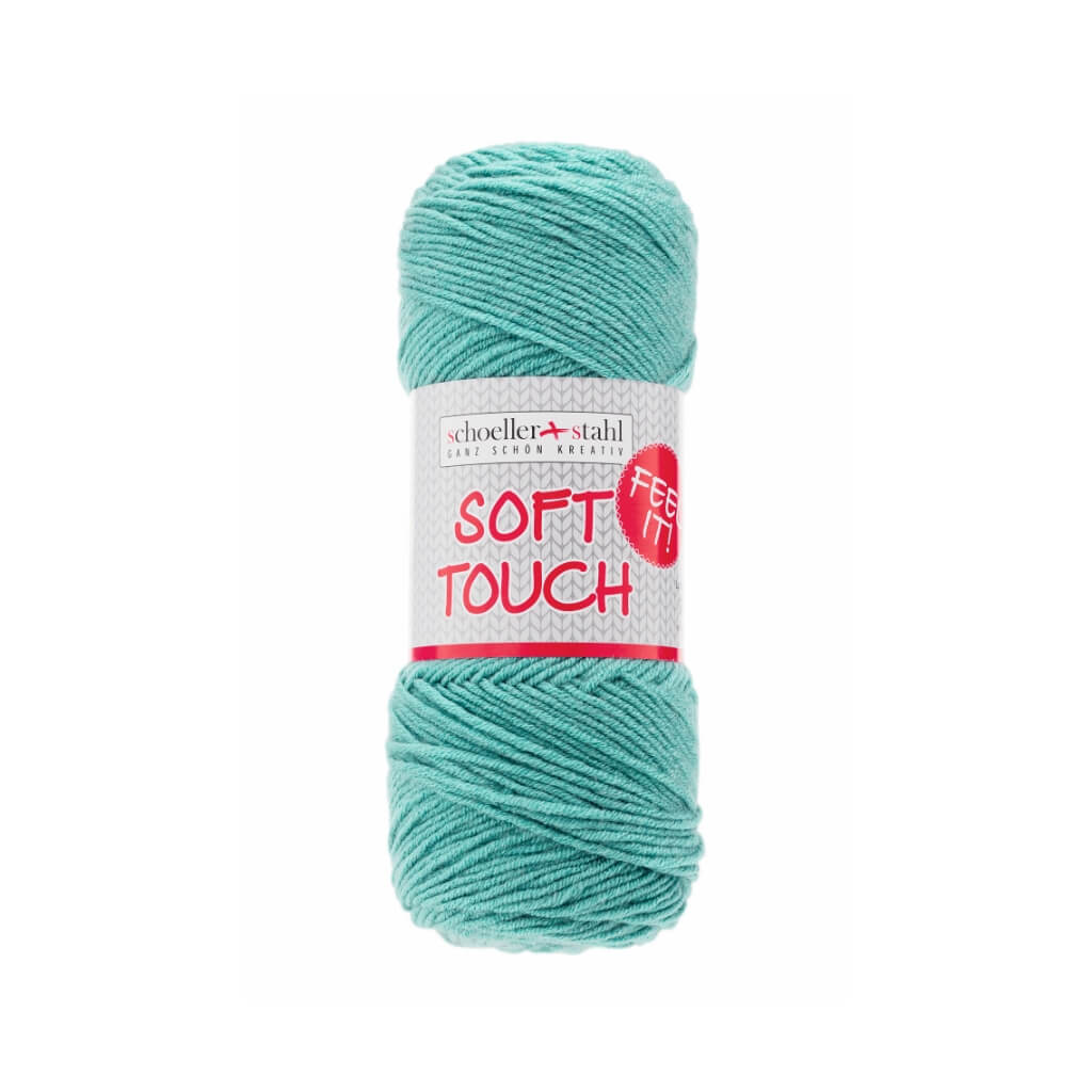 Schoeller + Stahl Schoeller+Stahl Soft Touch 50g, Farbe 11 Türkis – Schurwolle und Synthetik bei Lieblingsgarn