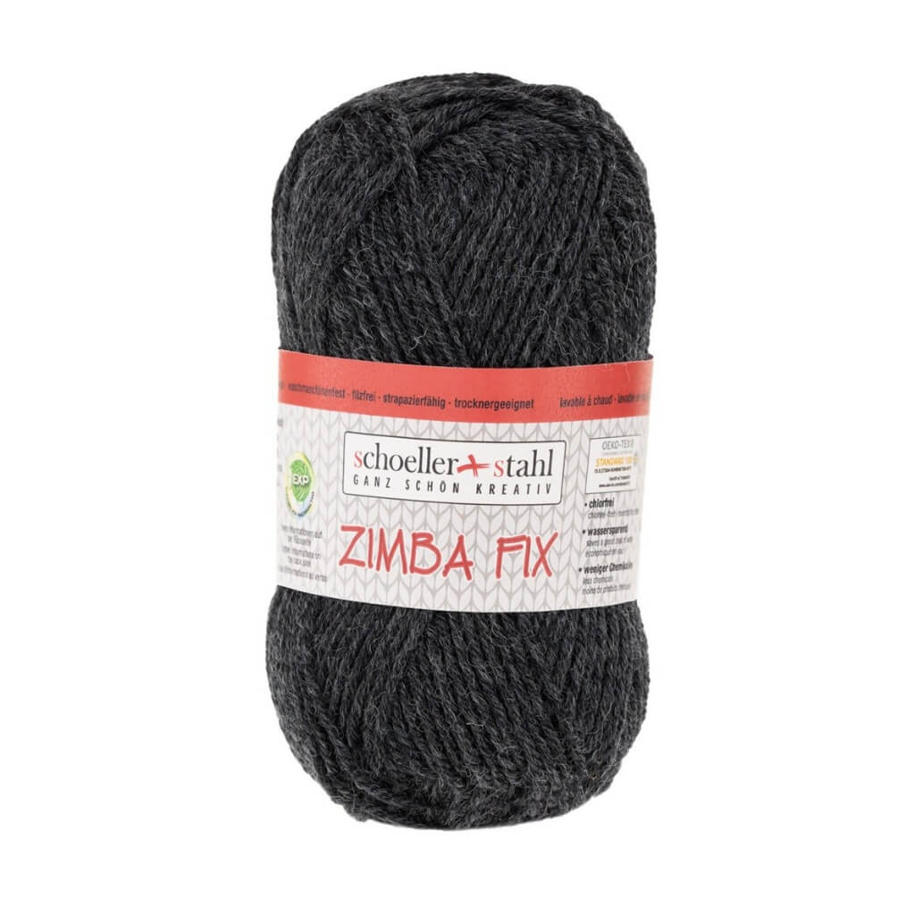 Schoeller + Stahl Zimba Fix Exp 50G, Farbe 1 Anthrazit Meliert – Polyamid und Schurwolle bei Lieblingsgarn