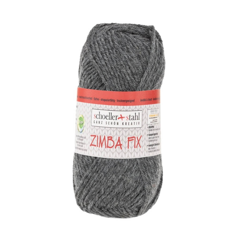 Schoeller + Stahl Zimba Fix Exp 50G, Farbe 3 Grau Meliert – Polyamid und Schurwolle bei Lieblingsgarn