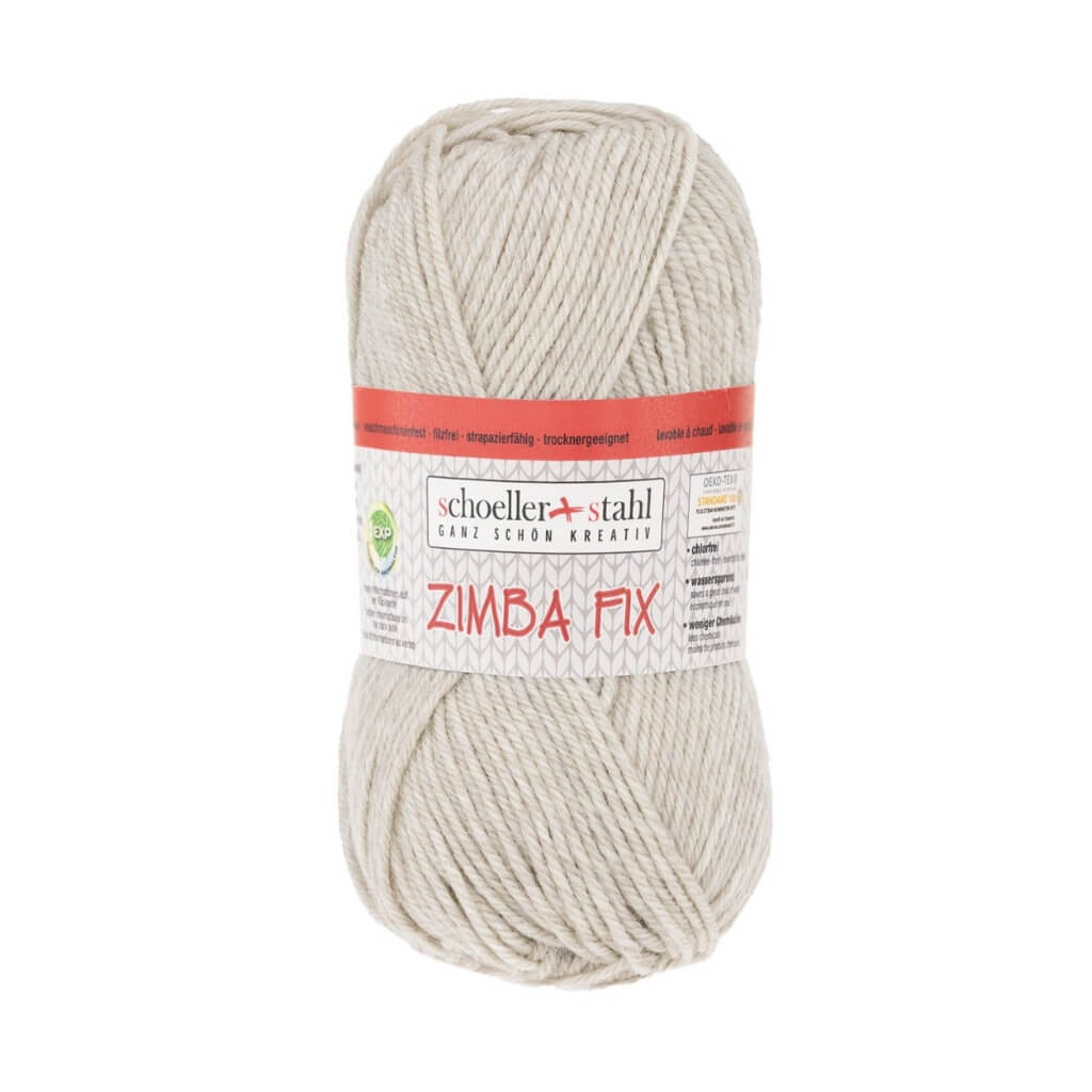 Schoeller + Stahl Zimba Fix Exp 50G, Farbe 19 Hellbeige Meliert – Polyamid und Schurwolle bei Lieblingsgarn