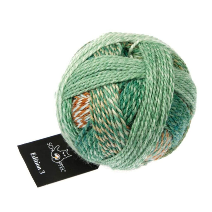 Schoppel Wolle Edition 3, Farbe 2595 Grünzeug – Merino und Schurwolle bei Lieblingsgarn