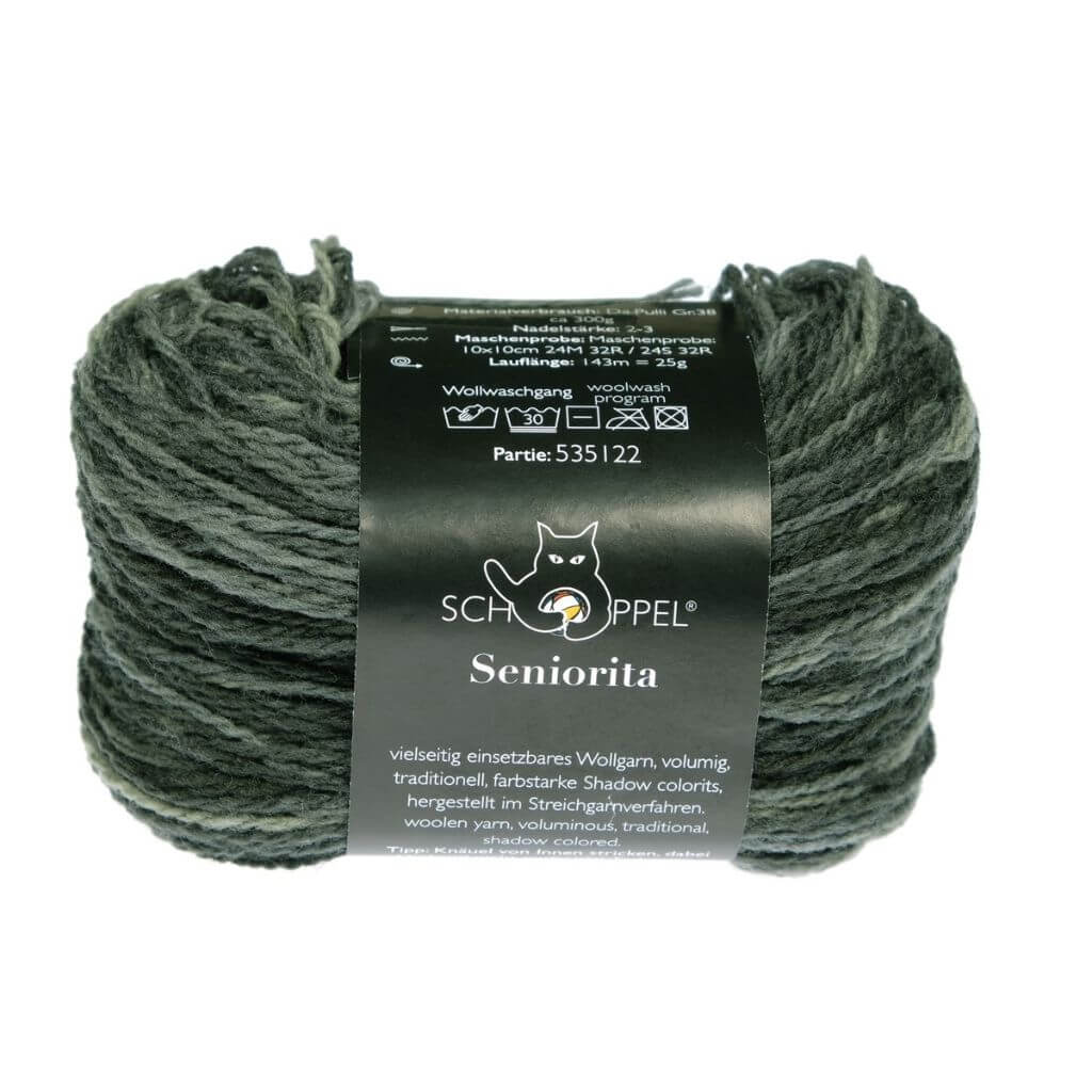 Schoppel Wolle Seniorita, Farbe 2612 Tannenwald Inspiration Dibadu – Schurwolle bei Lieblingsgarn