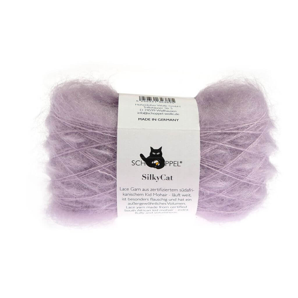 Schoppel Wolle SilkyCat, Farbe 3446 Blüte – Mohair und Seide bei Lieblingsgarn