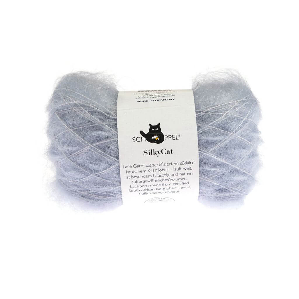Schoppel Wolle SilkyCat, Farbe 3936 Ozon – Mohair und Seide bei Lieblingsgarn