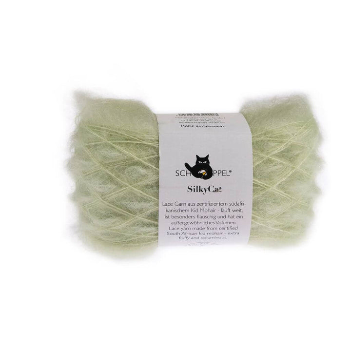 Schoppel Wolle SilkyCat, Farbe 6744 Linde – Mohair und Seide bei Lieblingsgarn