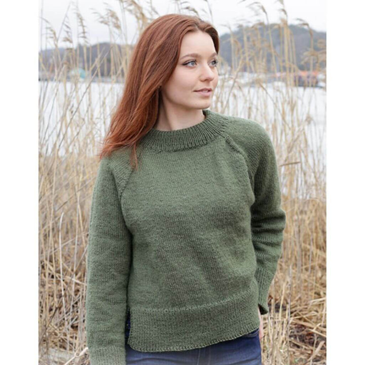 Drops Design Pattern Damen Pullover Sea Maiden Sweater Strickanleitung - Drops (PDF) bei bei bei bei bei bei Lieblingsgarn