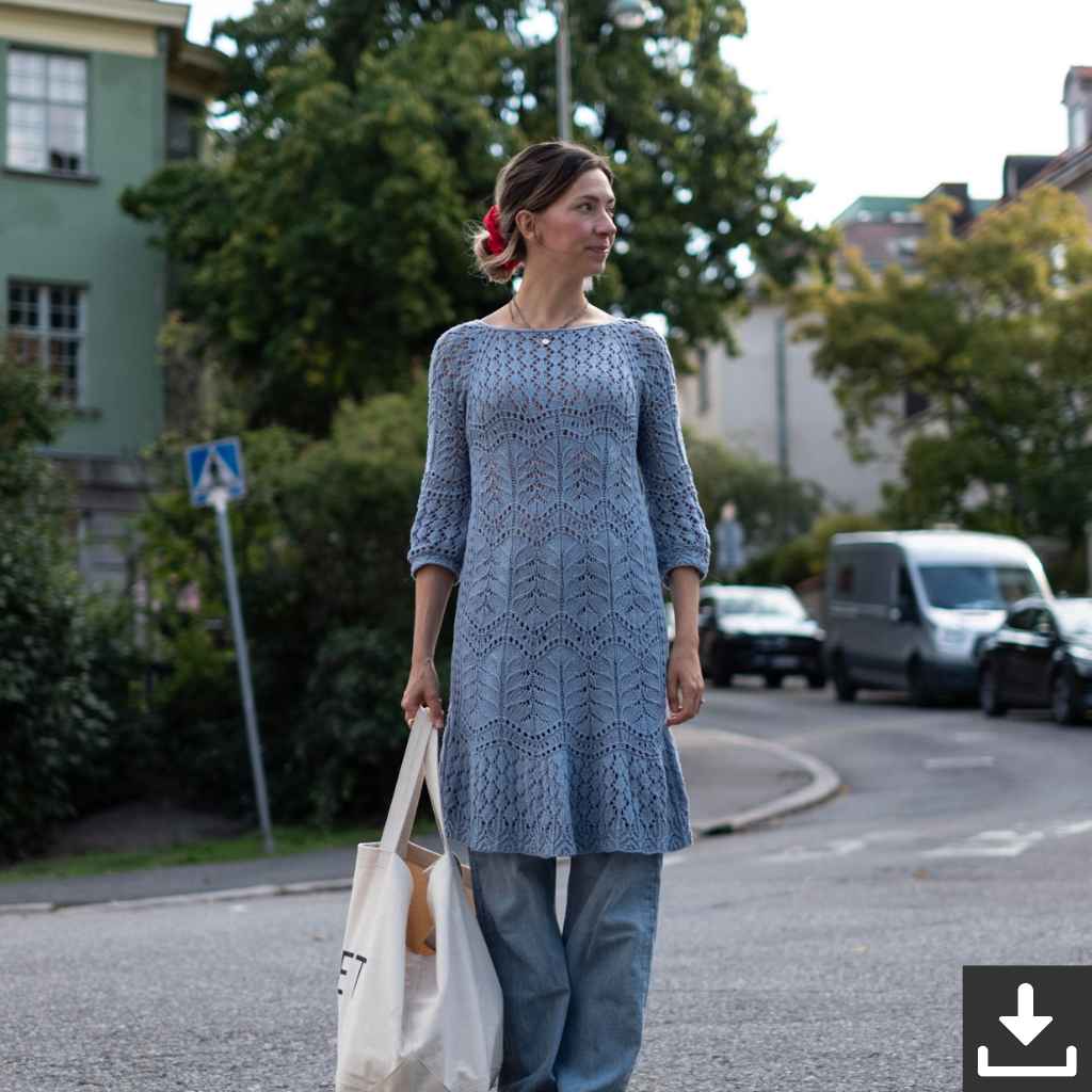 Kutovakika - Veronika Lindberg Seashore Dress Strickanleitung - Kutovakika (PDF, englisch) bei bei bei bei Lieblingsgarn