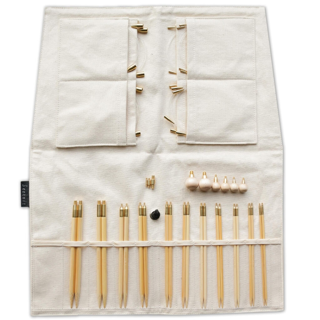 Seeknit Shirotake Premium Set Rundstricknadeln bei bei bei bei Lieblingsgarn