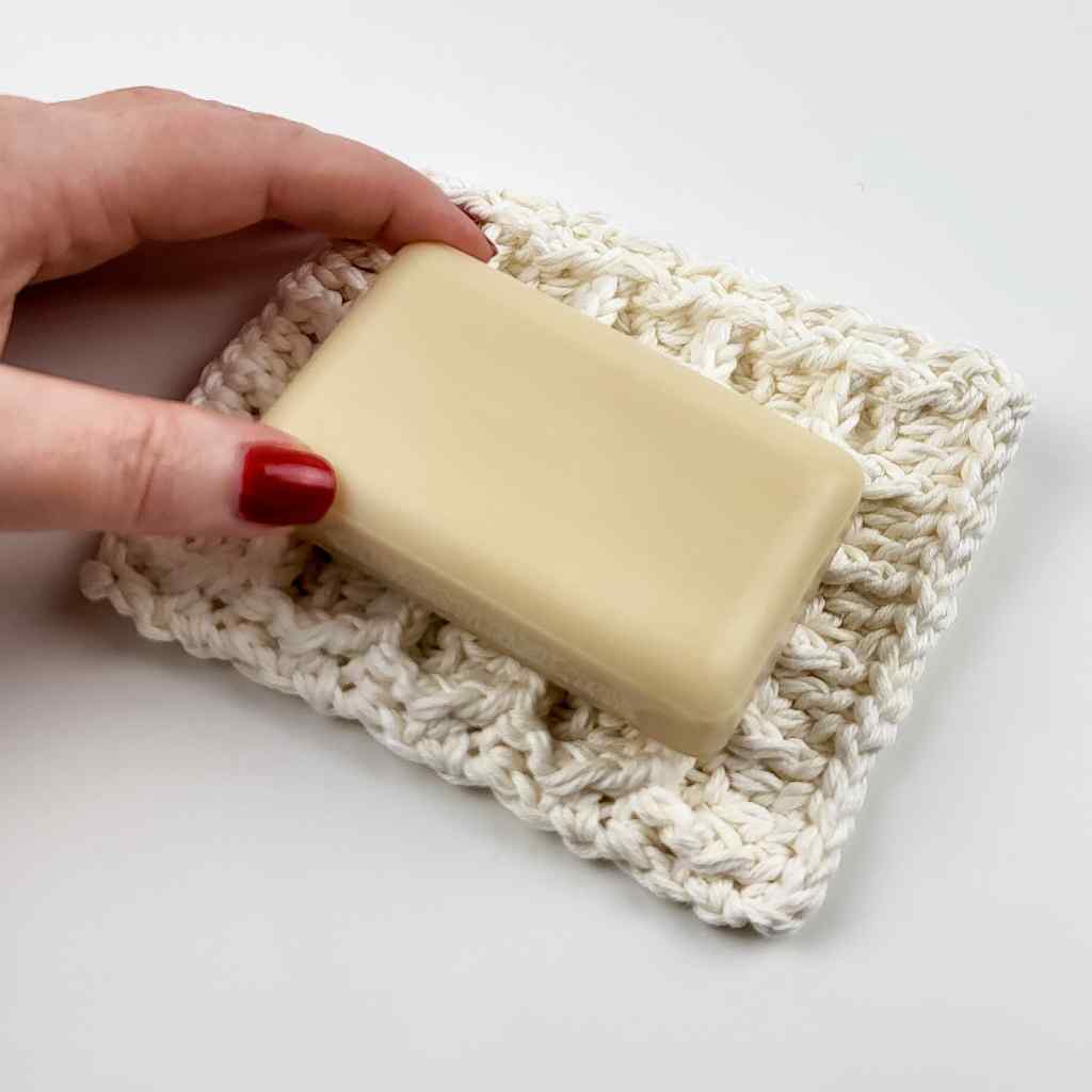 Garnja Pattern Seifenablage Seifenablage EINS Waffelmuster Häkelanleitung - Garnja (PDF) bei bei bei bei bei Lieblingsgarn