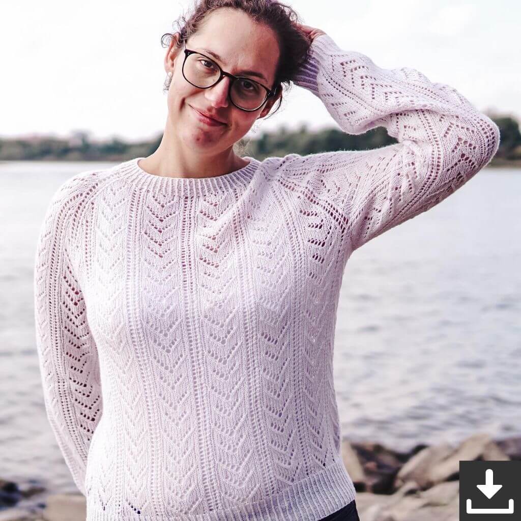 Carolin Balmes Serenas Lacesweater Strickanleitung - Carolin Balmes (PDF) bei bei bei bei Lieblingsgarn