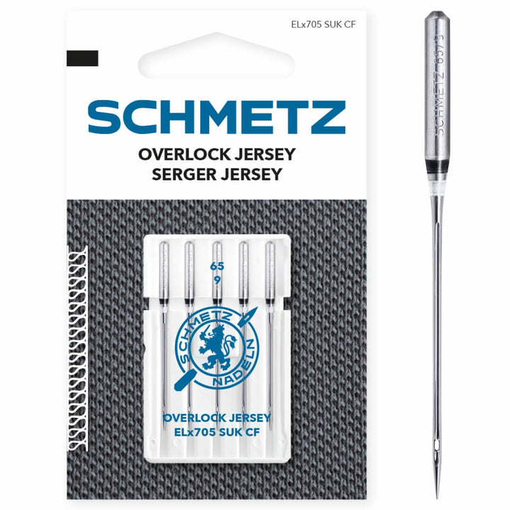 Schmetz Overlock Jersey-Nadeln ELx705 SUK CF, Farbe 65 – Metall bei Lieblingsgarn