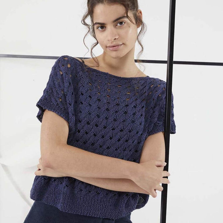 Lang Yarns Pattern Shirt mit Zopfmuster Strickanleitung - Lang Yarns (PDF) bei bei bei bei Lieblingsgarn