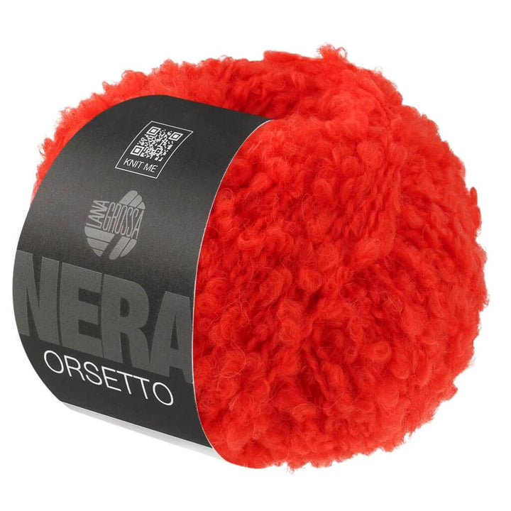 Lana Grossa Orsetto, Farbe 17 Leuchtendrot – Alpaka und Merino bei Lieblingsgarn