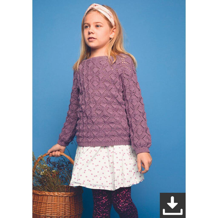 Sandnes Garn Pattern Kinder Pullover Silja Strickanleitung - Sandnes Garn (PDF) bei bei bei bei Lieblingsgarn