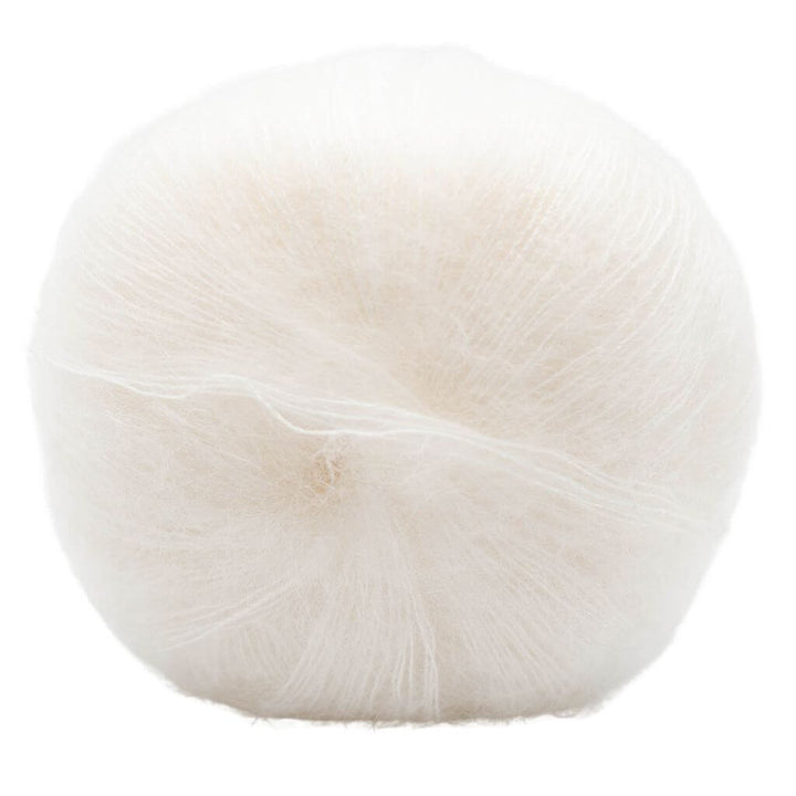Kremke Silky Kid, Farbe 06_001rms Reinweiß RMS – Mohair und Seide bei Lieblingsgarn