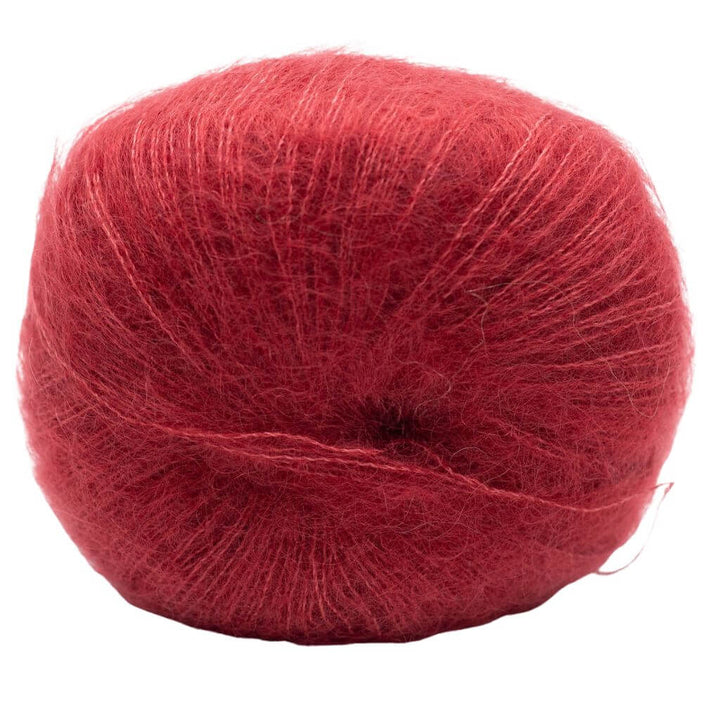Kremke Silky Kid, Farbe 06_044rms Kardinalsrot RMS – Mohair und Seide bei Lieblingsgarn
