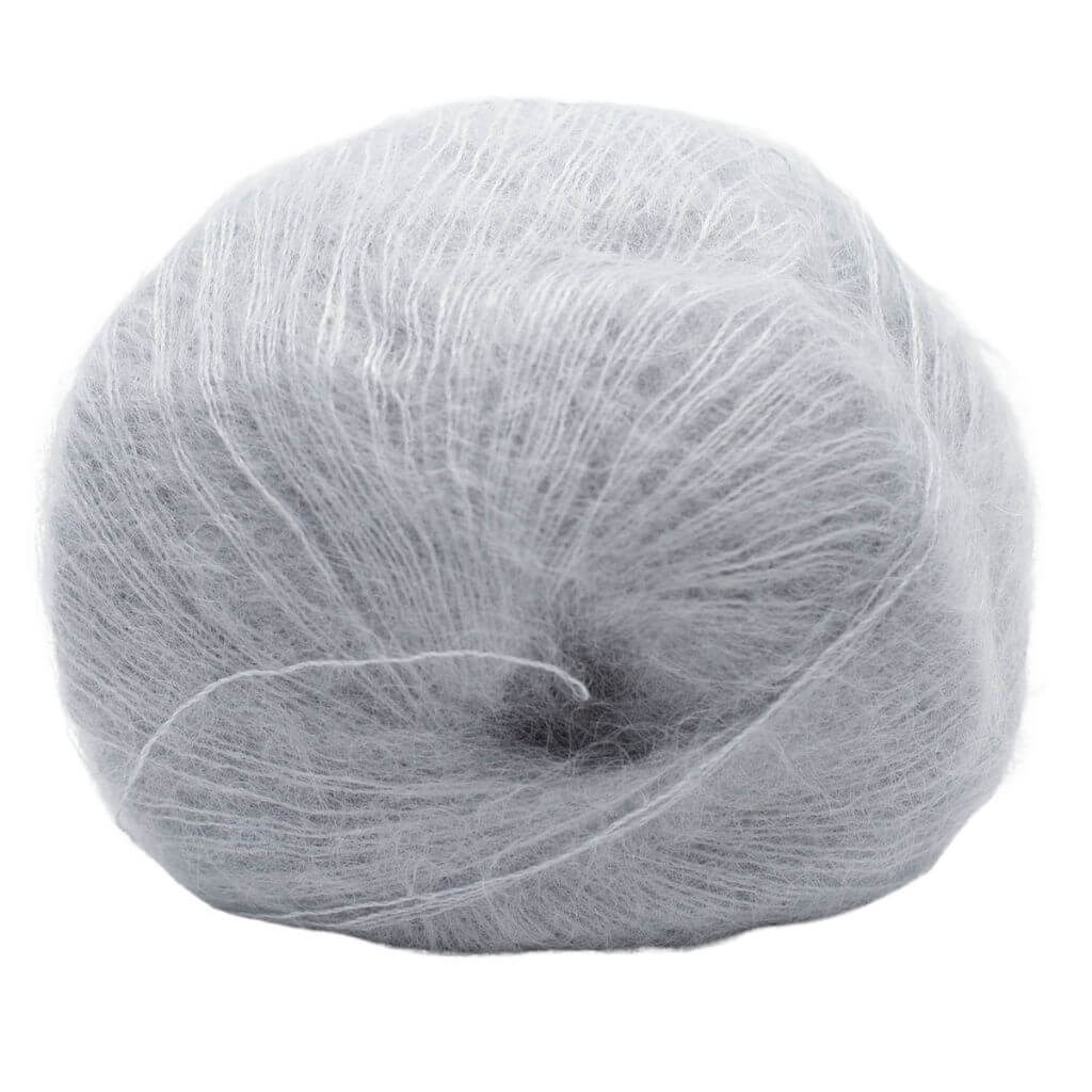 Kremke Silky Kid, Farbe 06_064rms Hellgrau RMS – Mohair und Seide bei Lieblingsgarn