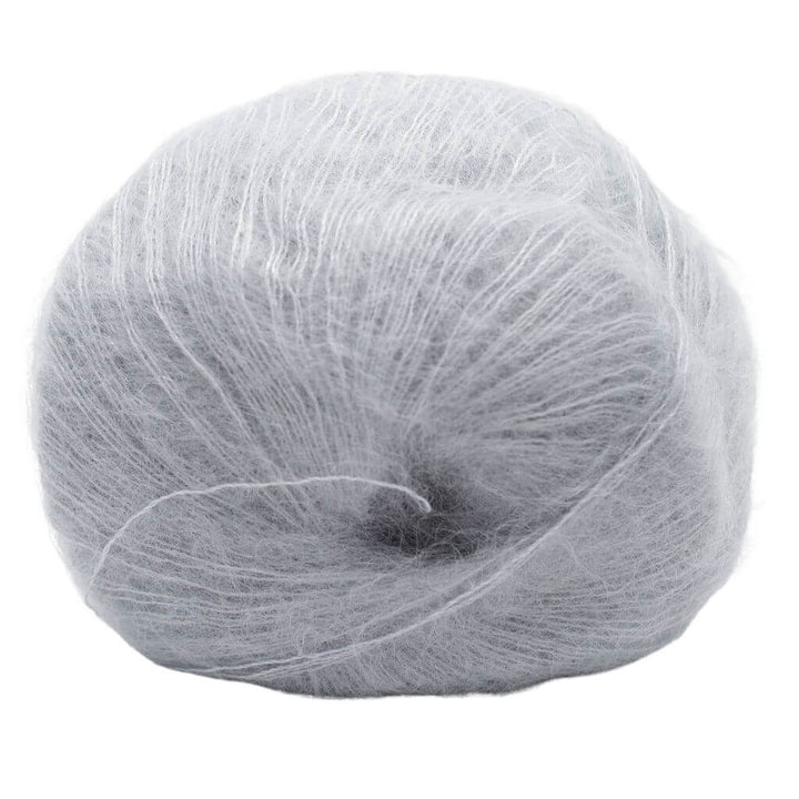 Kremke Silky Kid, Farbe 06_064rms Hellgrau RMS – Mohair und Seide bei Lieblingsgarn