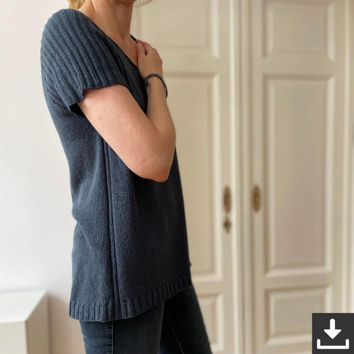 Christina Körber-Reith Shirt Silka Tee Strickanleitung - Christina Körber-Reith (PDF) bei bei bei bei Lieblingsgarn