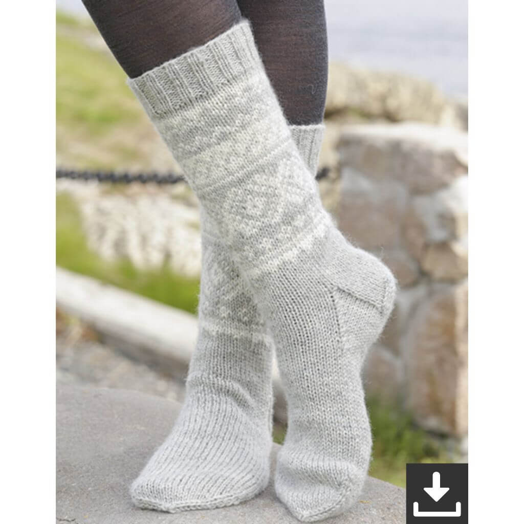 Drops Silver Dreams Socks Strickanleitung - Drops Design (PDF) bei bei bei bei bei bei bei bei Lieblingsgarn