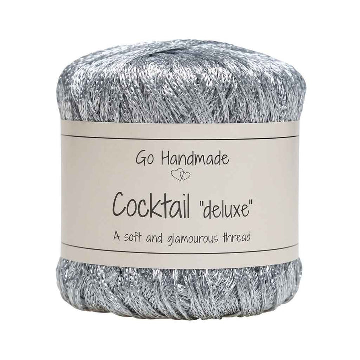 Go Handmade Yarn Cocktail "deluxe", Farbe Silver – Synthetik bei Lieblingsgarn