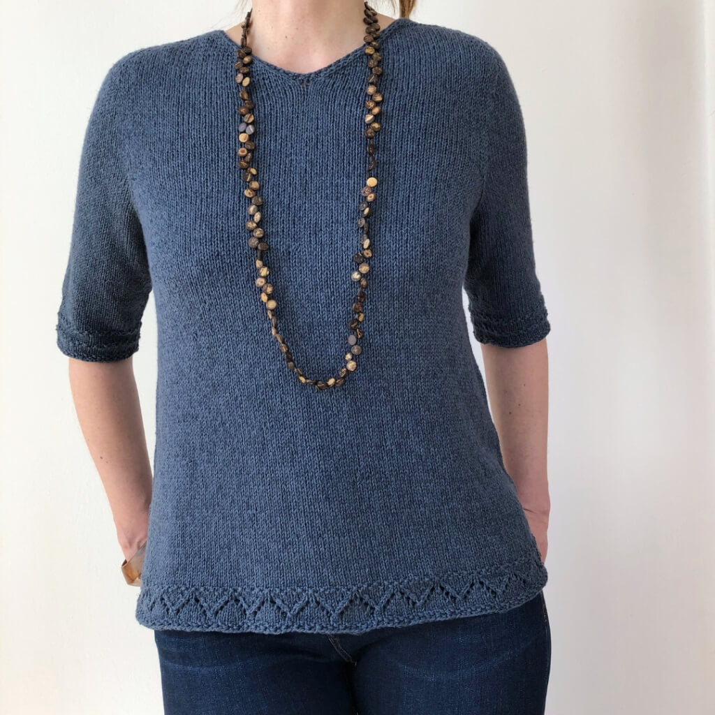 Christina Körber-Reith Simply Denim Shirt Strickanleitung - Christina Körber-Reith (PDF) bei bei bei bei Lieblingsgarn
