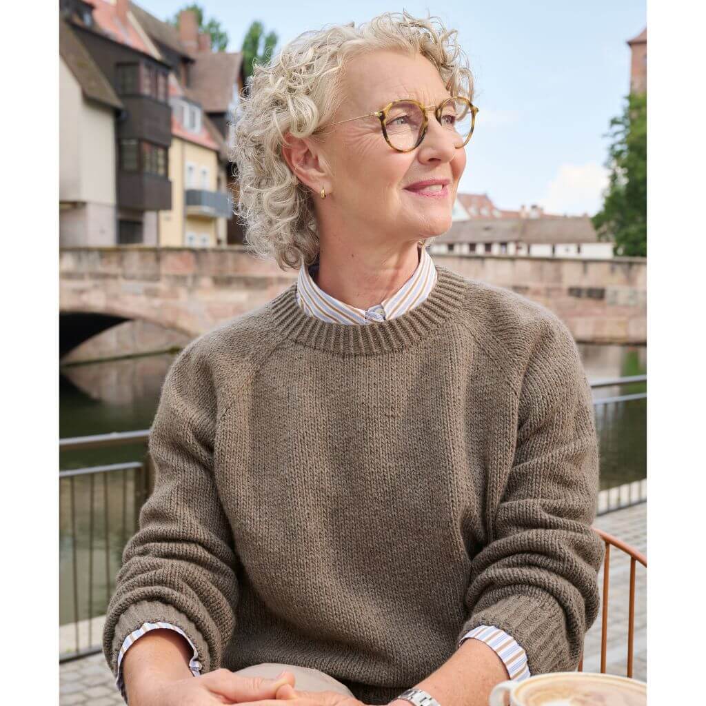 Lana Grossa Classy Raglan Sweater Lässig Strickanleitung - Lana Grossa (Heft) bei bei bei bei bei bei bei bei Lieblingsgarn