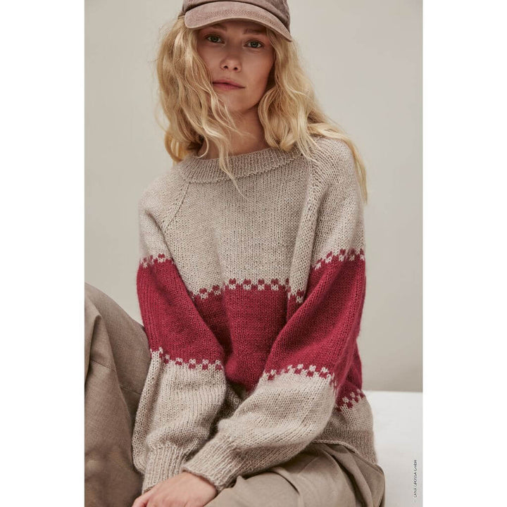 Lana Grossa Raglanpullover Top-Down Strickanleitung - Lana Grossa (Heft) bei bei bei bei bei bei bei bei Lieblingsgarn