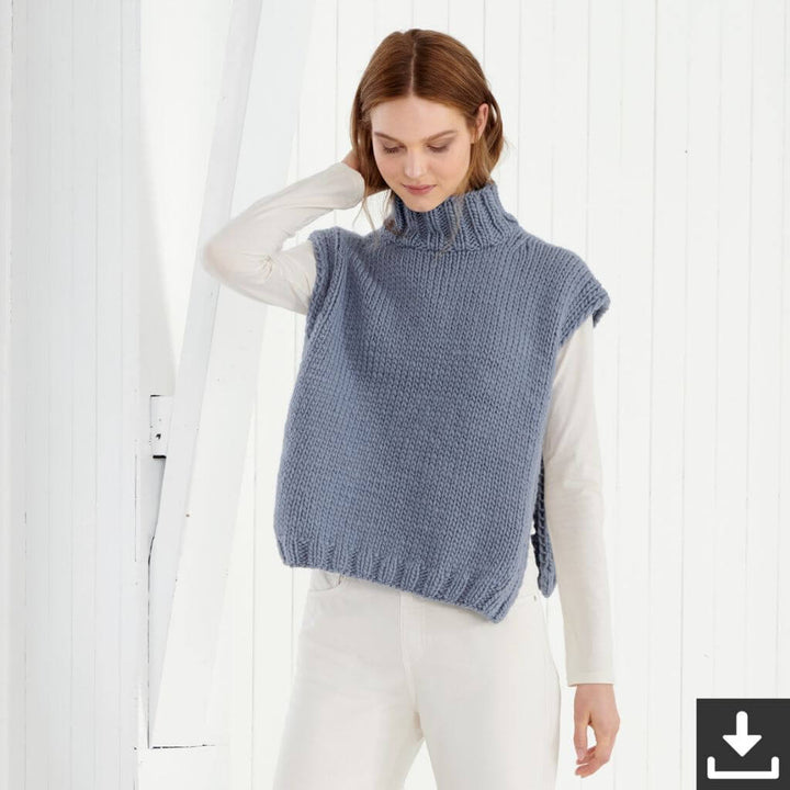 Lana Grossa Pattern Slipover Strickset - Lana Grossa (PDF) bei bei bei bei bei bei bei Lieblingsgarn