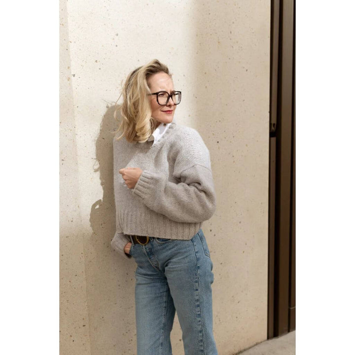 Lana Grossa Pattern Sneaker Sweater by sinchens knitwear Strickanleitung - Lana Grossa (Heft) bei bei bei bei Lieblingsgarn