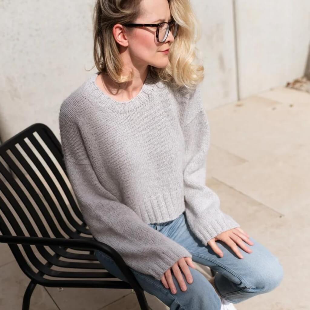 Lana Grossa Pattern Sneaker Sweater by sinchens knitwear Strickanleitung - Lana Grossa (Heft) bei bei bei bei Lieblingsgarn