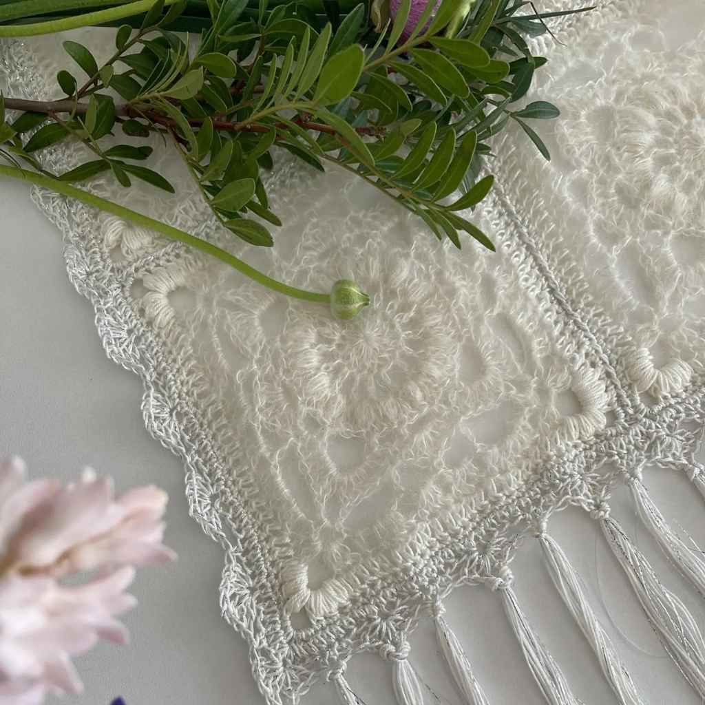 cickadesign Pattern Tuch Snowdrop Shawl Häkelanleitung - Cicka Design (PDF) bei bei bei bei Lieblingsgarn
