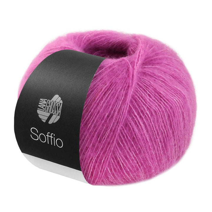 Lana Grossa Soffio, Farbe 2 Fuchsia – Baumwolle, Kaschmir und Schurwolle bei Lieblingsgarn