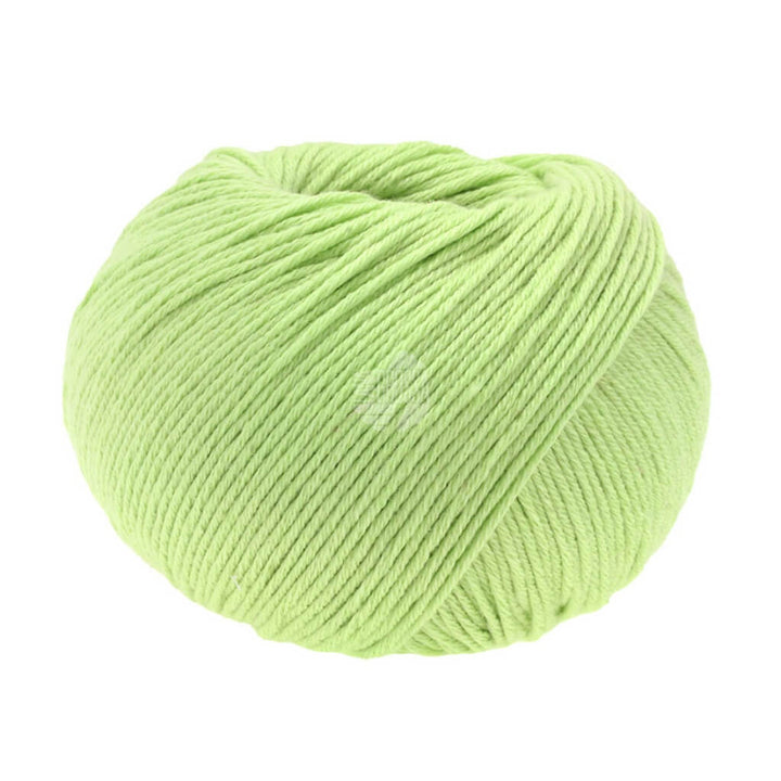 Lana Grossa Soft Cotton 50 g, Farbe 36 Lindgrün – Acryl und Baumwolle bei Lieblingsgarn