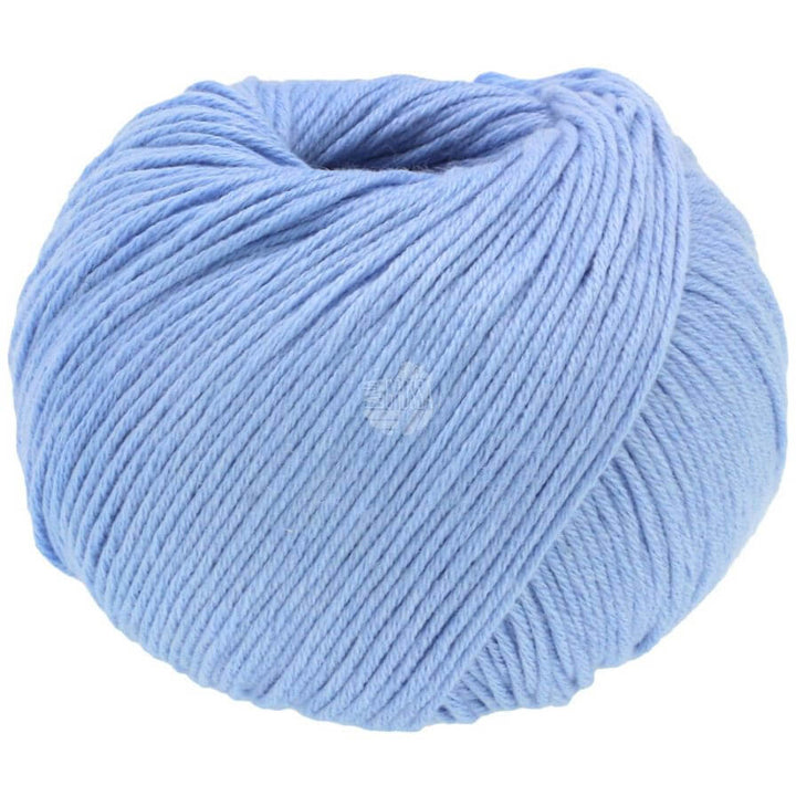 Lana Grossa Soft Cotton 50 g, Farbe 47 Himmelblau – Acryl und Baumwolle bei Lieblingsgarn
