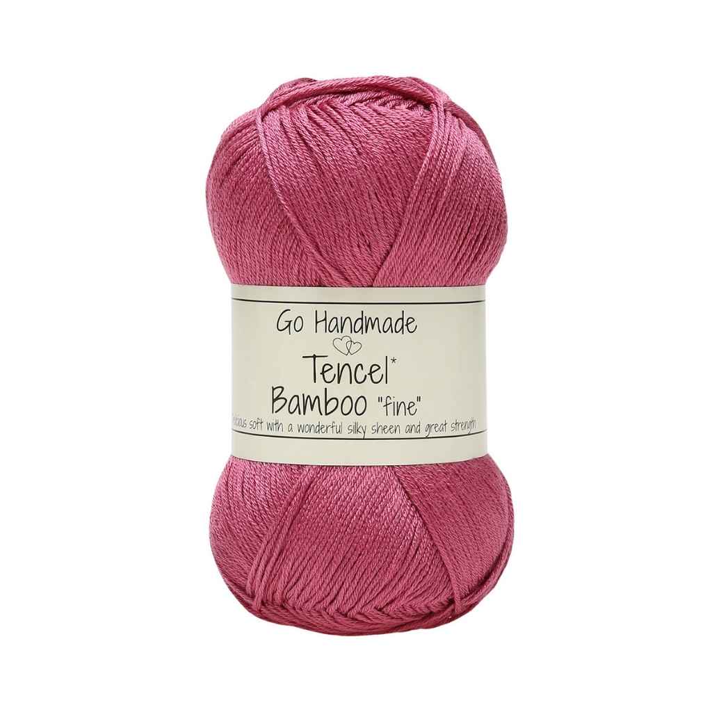 Go Handmade Tencel Bamboo "fine", Farbe Soft Pink – Bambus und Tencel bei Lieblingsgarn