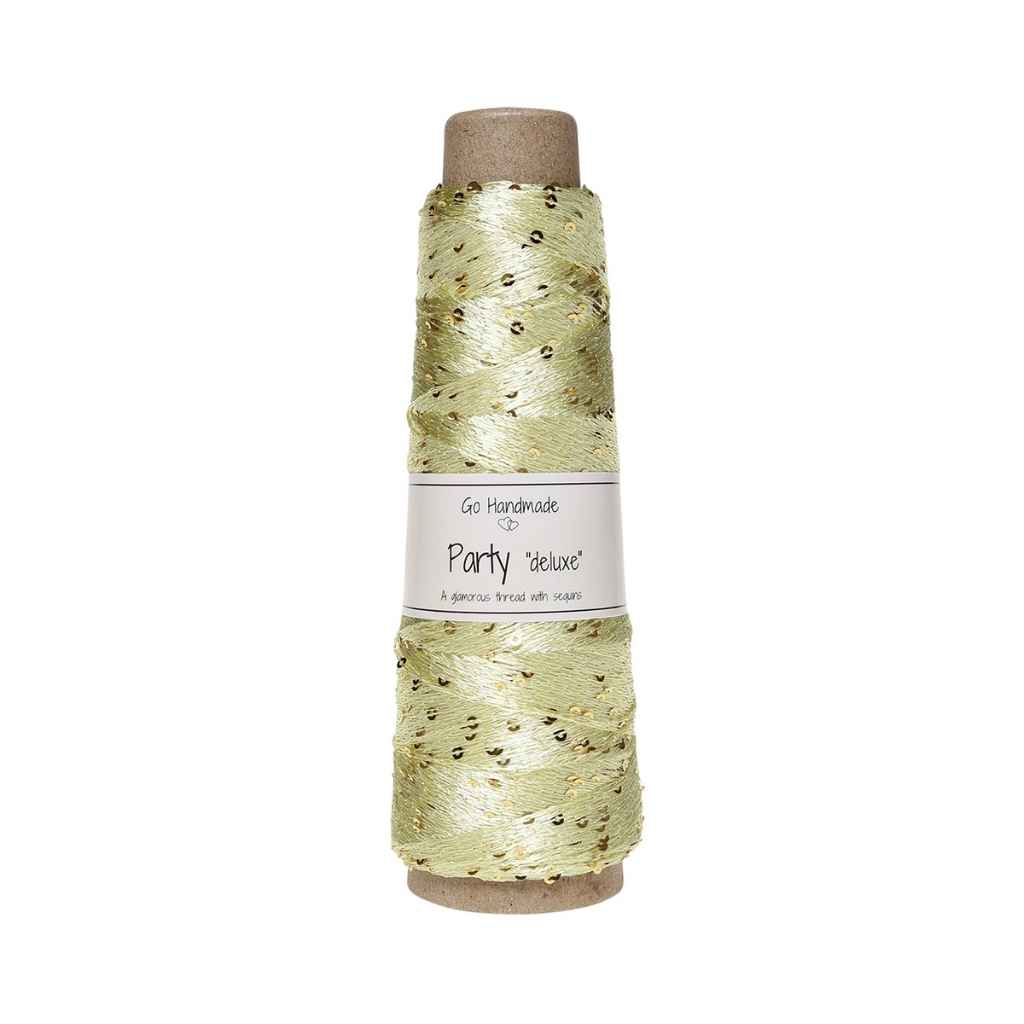 Go Handmade Yarn Party deluxe, Farbe Softyellow – Synthetik bei Lieblingsgarn
